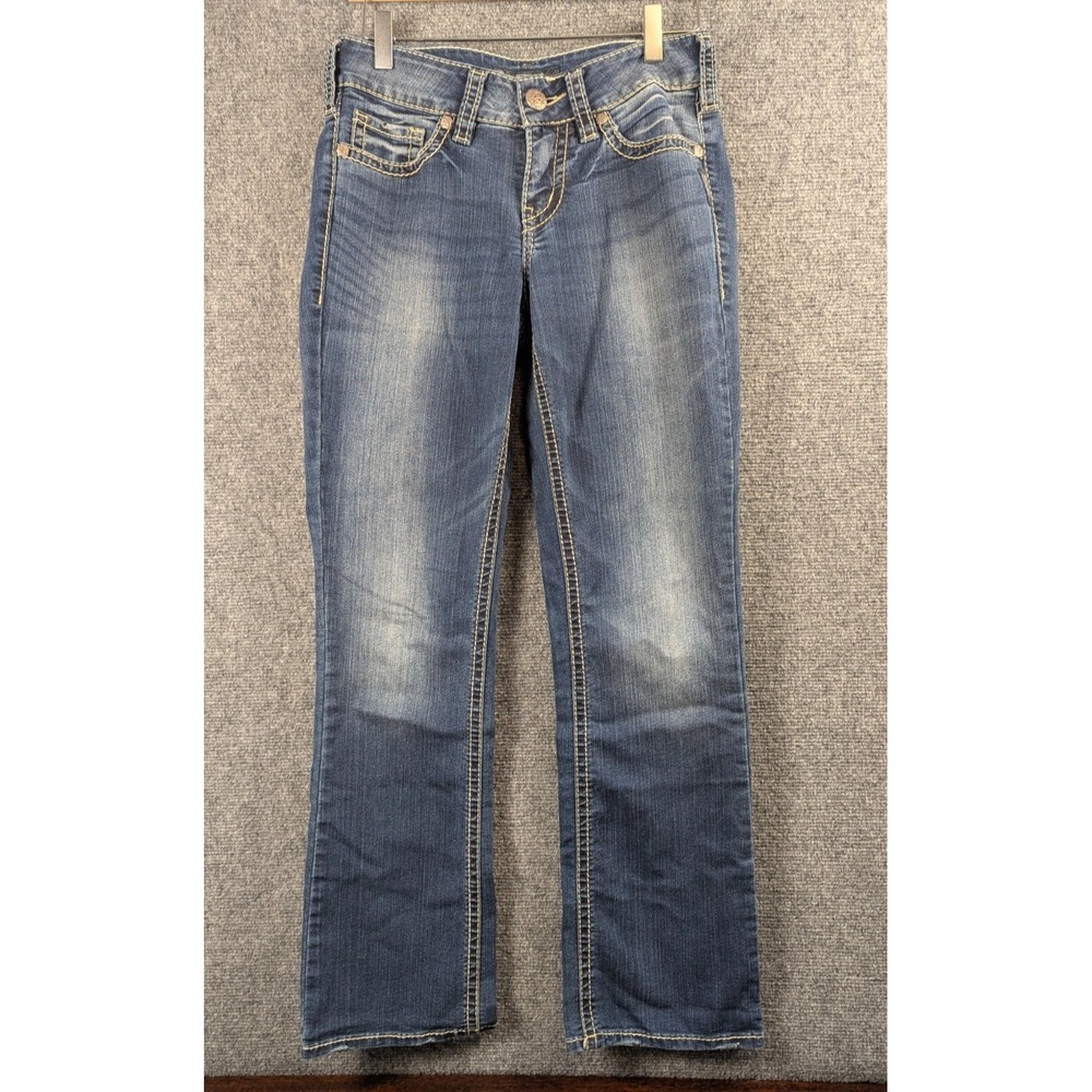 Silver Jeans Suki Mid Slim Boot Women's Jeans W28 L31 Medium Wash Stretch